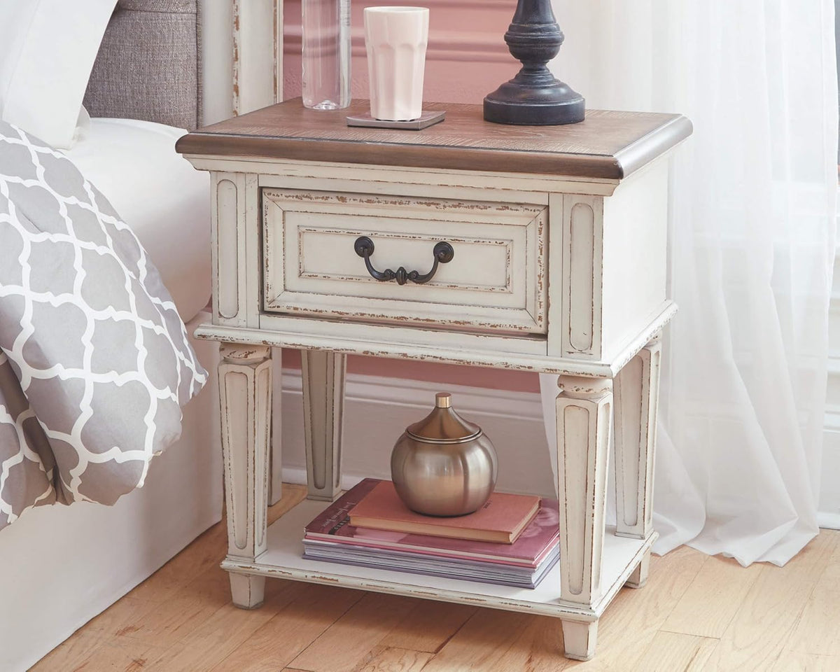 3 Drawer Nightstand with Electrical Outlets & USB Ports X165