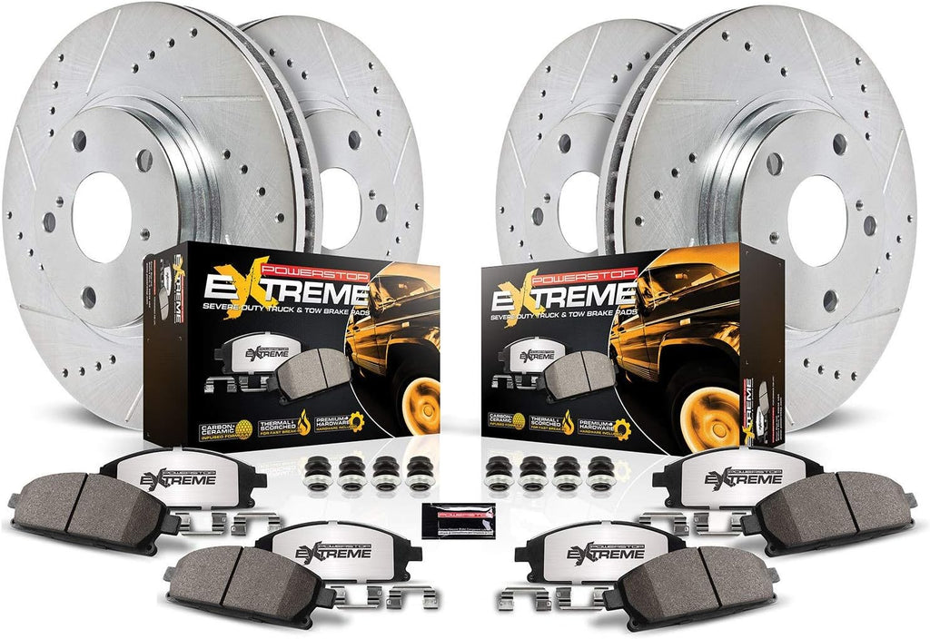 Front and Rear Carbon Fiber Ceramic Brake Kit E688544