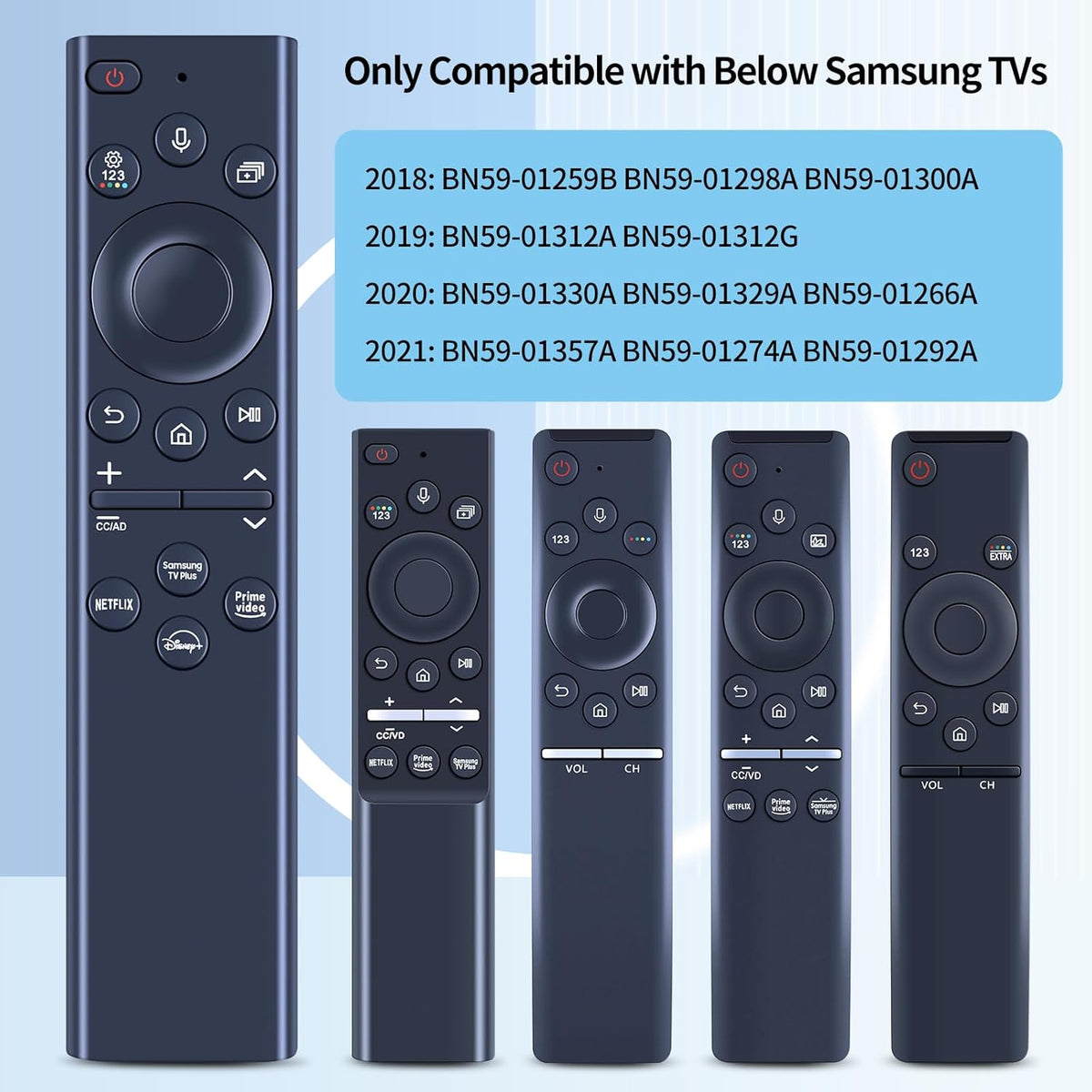 Replacement Voice Remote Control for Samsung Smart TV J45078