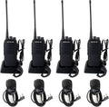 4 Pack Long Range Heavy Duty 2 Way Radio with 3000mAh Rechargeable P284329