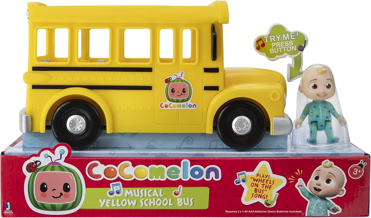 Musical Yellow School Bus with Removable JJ Figure L13603