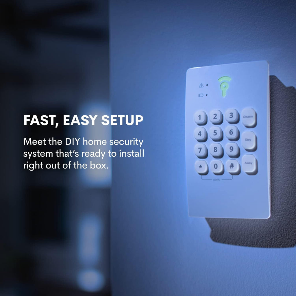 Home Security System 13 Piece Kit with Indoor & Doorbell Camera E773126