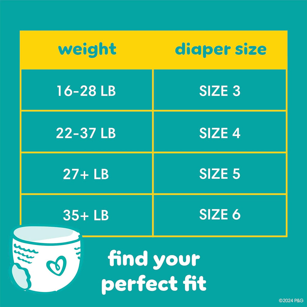 Size 3 Pull-On Diapers, 156 Count, with 336 Baby Wipes D31068