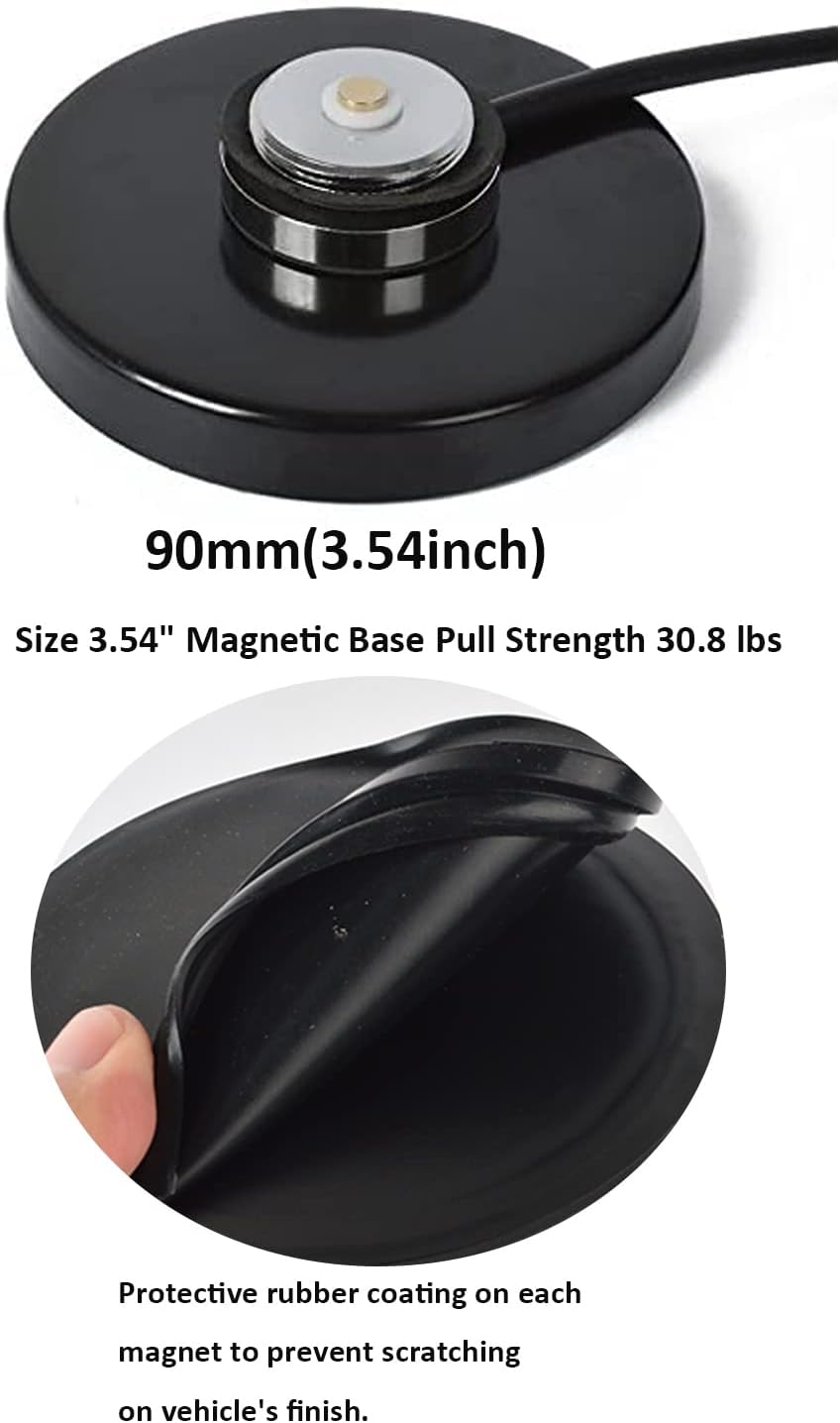 Dual-Band VHF/UHF NMO Antenna with Magnetic Base Pack of 2 R42444
