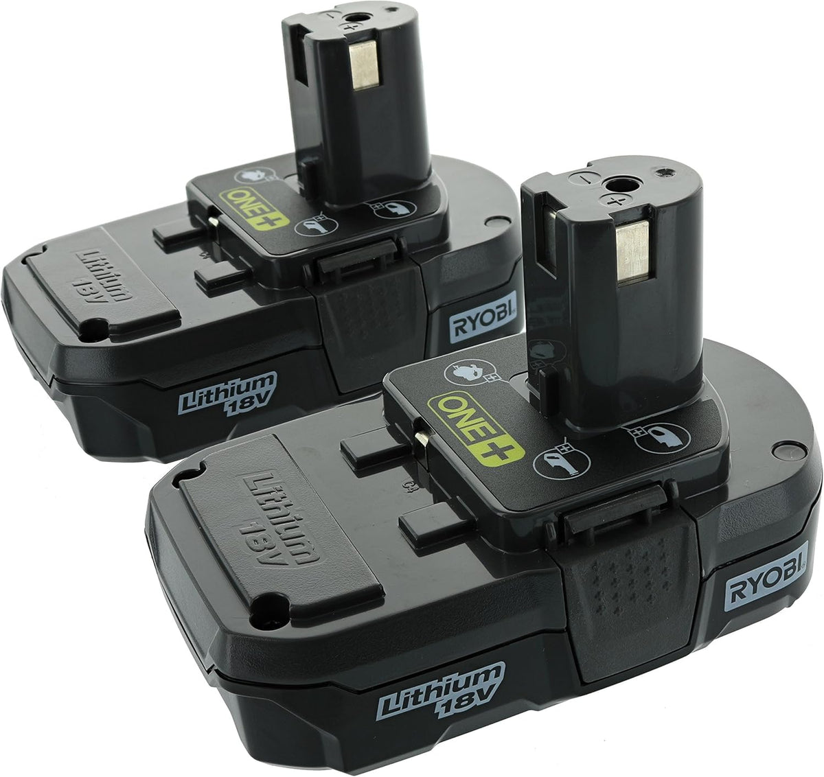 2 Pack 18V Compact Lithium Ion Battery T612195