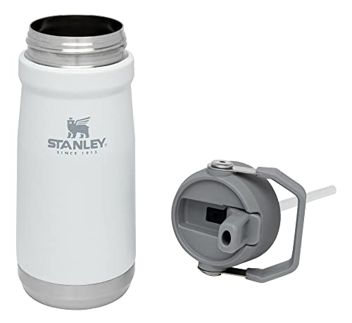 16-50 OZ Insulated Stainless Steel Water Bottle with Built-In Straw J6777