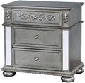 Traditional Wood 3-Drawer Nightstand E9354