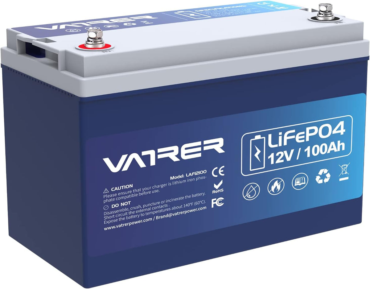 12V 200AH Lithium Iron LiFePO4 Deep Cycle Battery with 200A BMS F631207