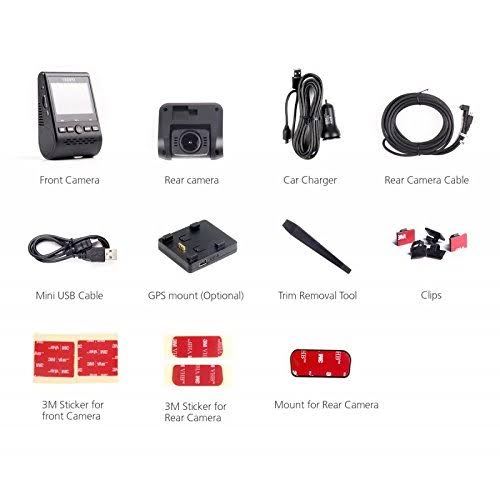 2-Channel Full HD 1080p 30FPS Car Dash Camera with GPS Logger C2406