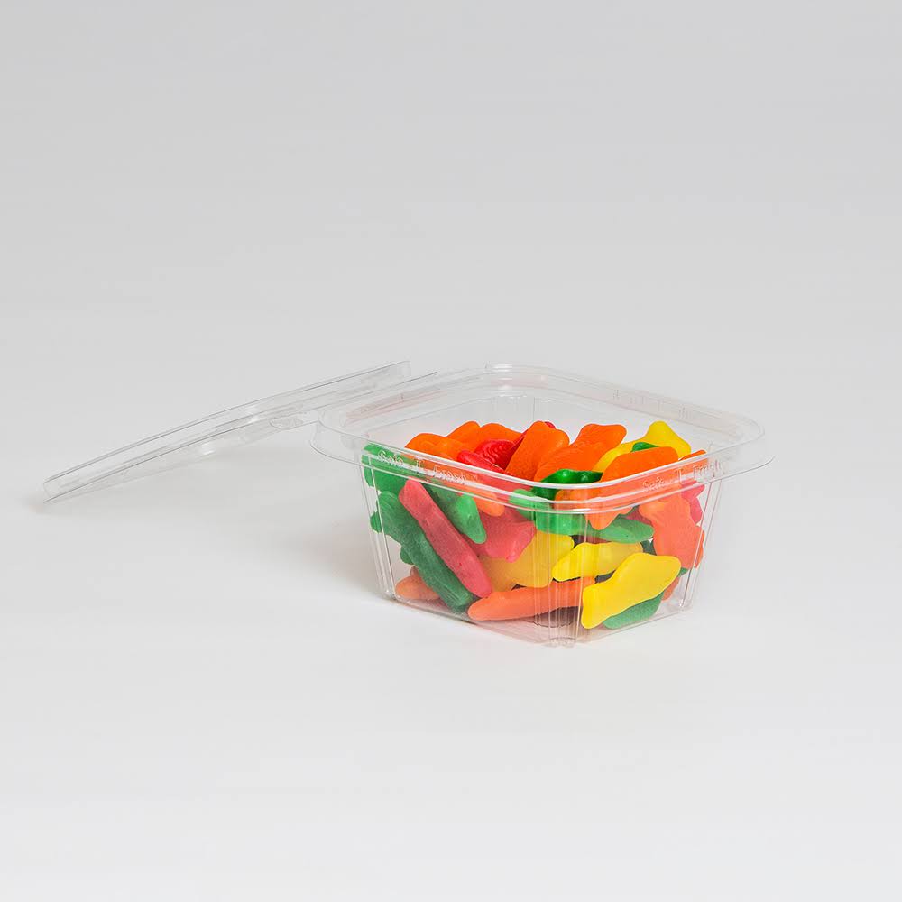 16 oz Clear Tear Strip Deli Container Tub F420326