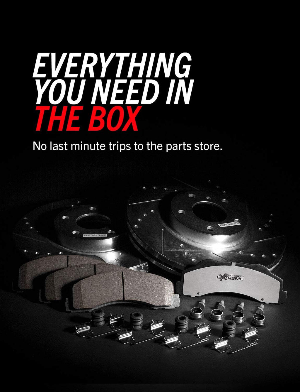 Front and Rear Carbon Fiber Ceramic Brake Kit E688544