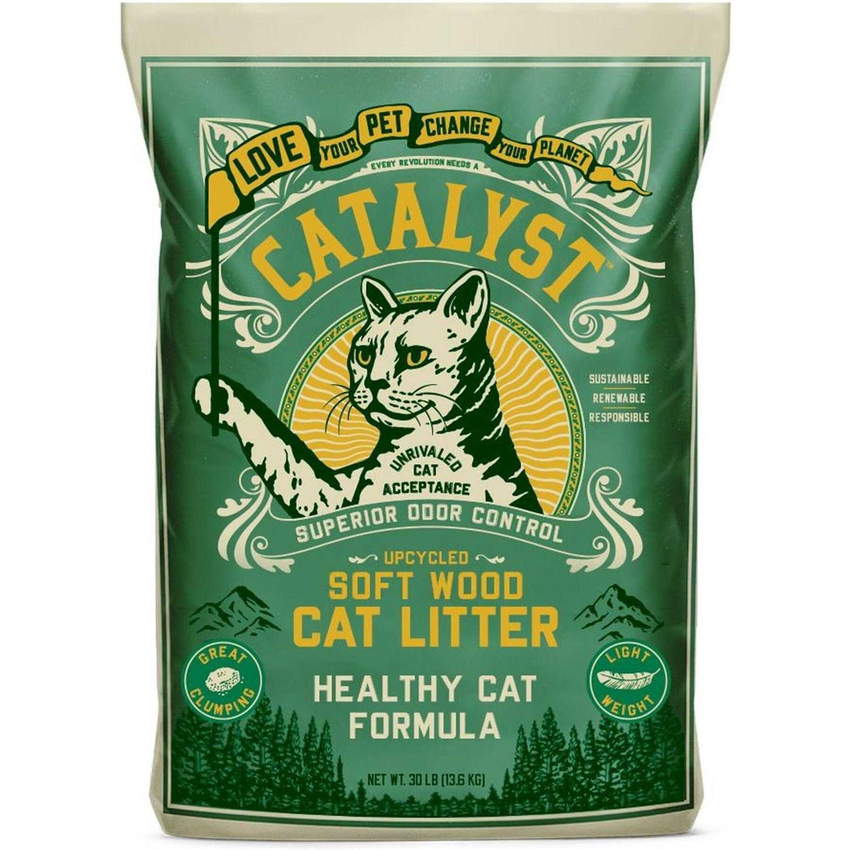 Catalyst Cat Litter Soft Wood A862441