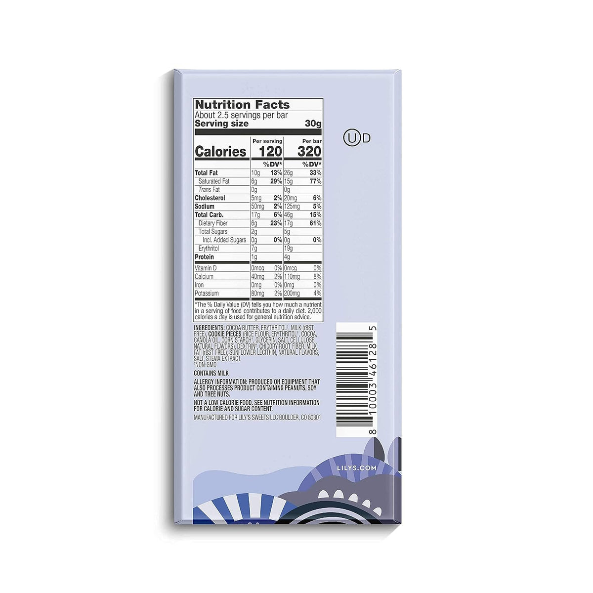 White Chocolate Style Bar Variety Pack 2.8 Ounce 6 Pack E127270