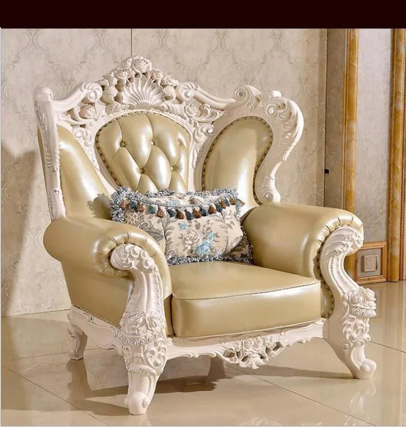 Genuine Leather Sofa Y871311