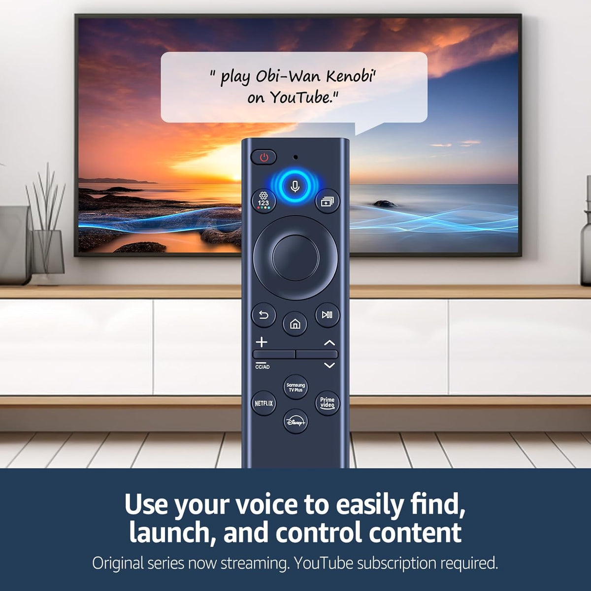 Replacement Voice Remote Control for Samsung Smart TV J45078