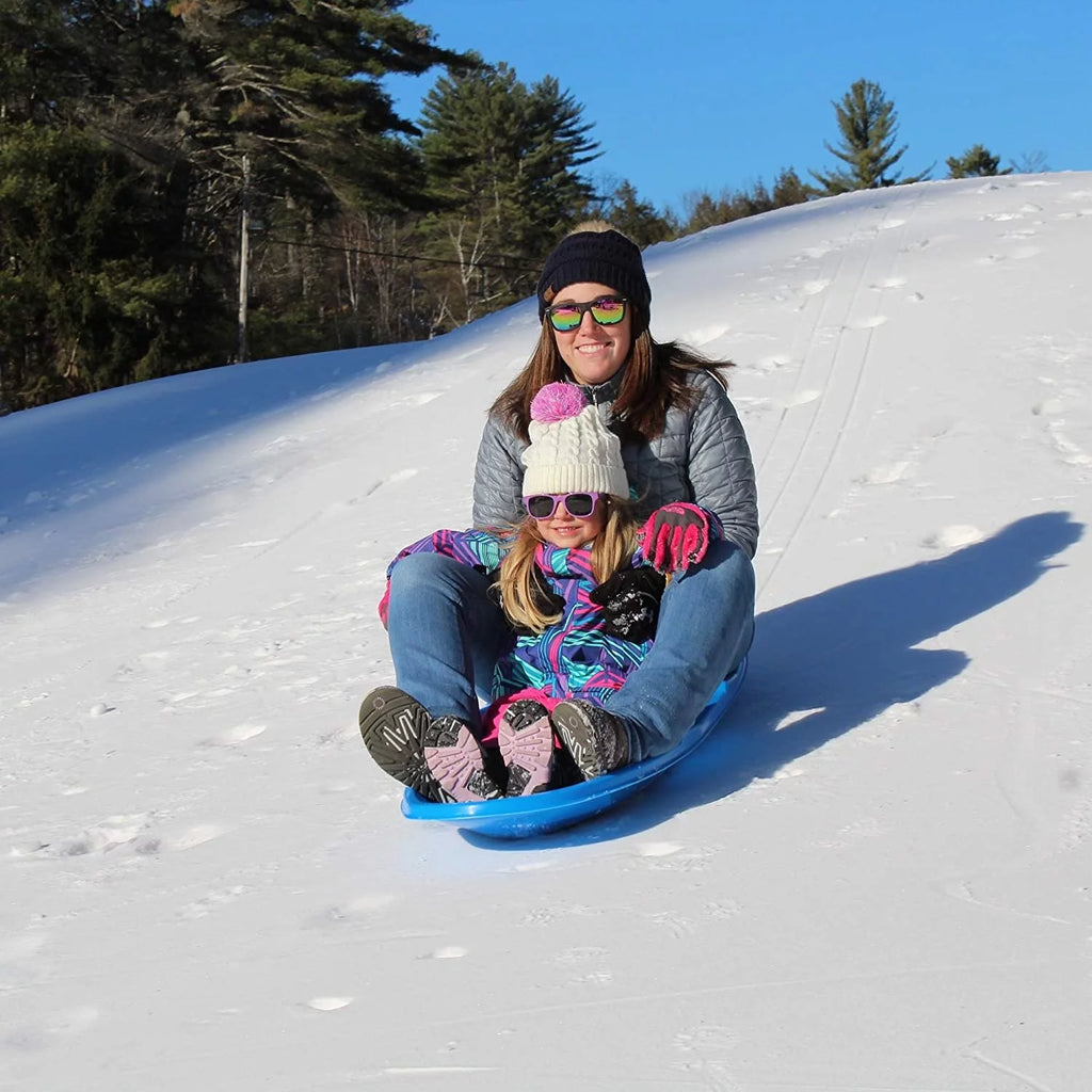 3-Pack Snow Sleds Blue Green Orange G865