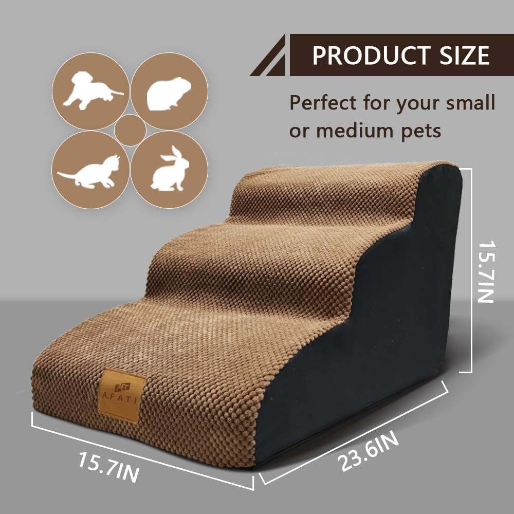 3 Tiers Foam Dog Ramps Steps F378