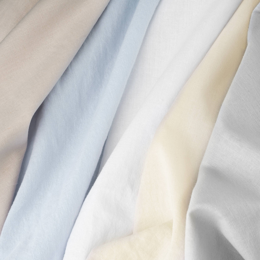 White 3-Piece Percale Duvet Cover Set P296685