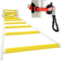 32 ft Flame Resistant Safety Rope Ladder with Safety Cord K37428