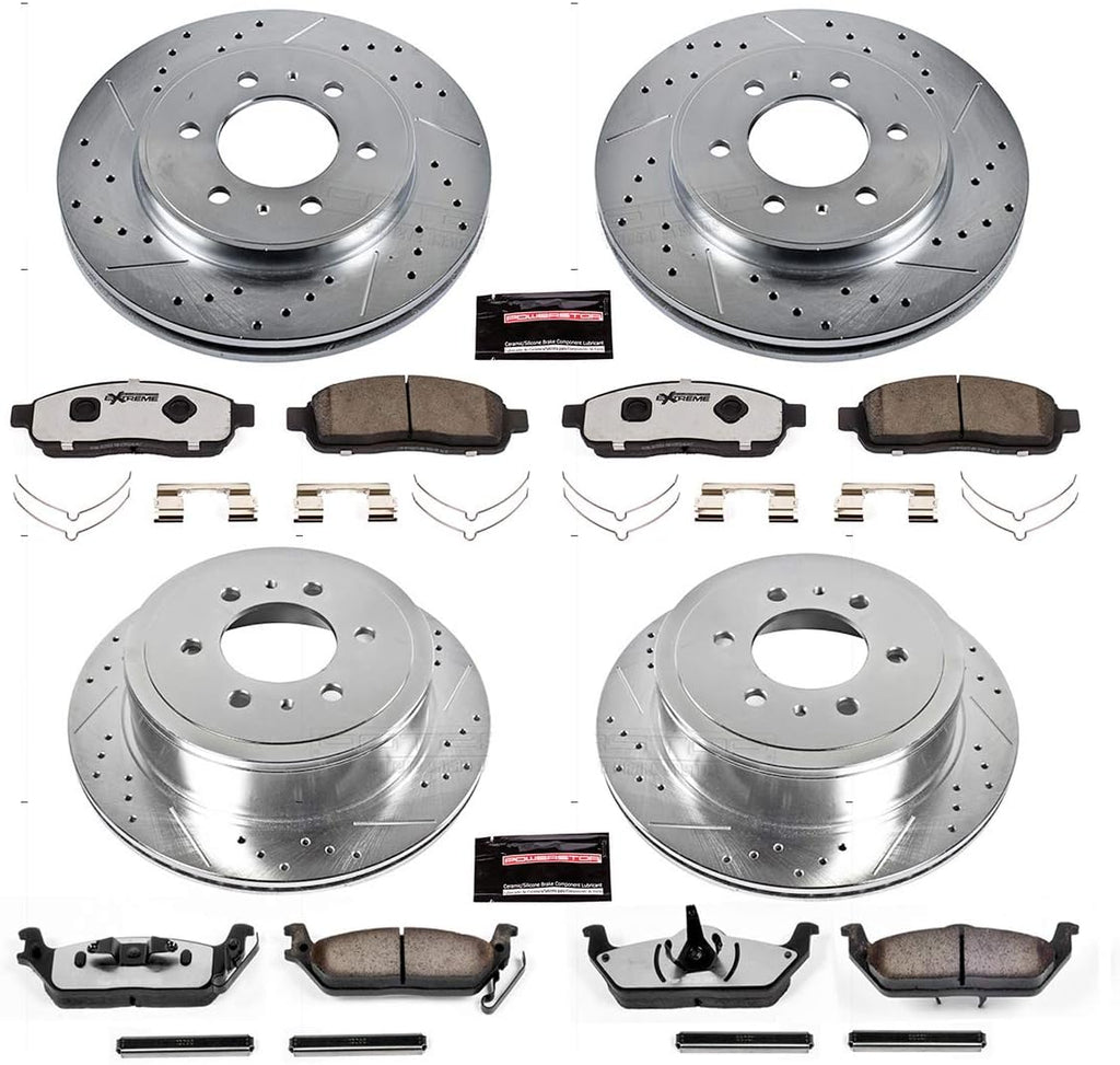 Front and Rear Carbon Fiber Ceramic Brake Kit E688544