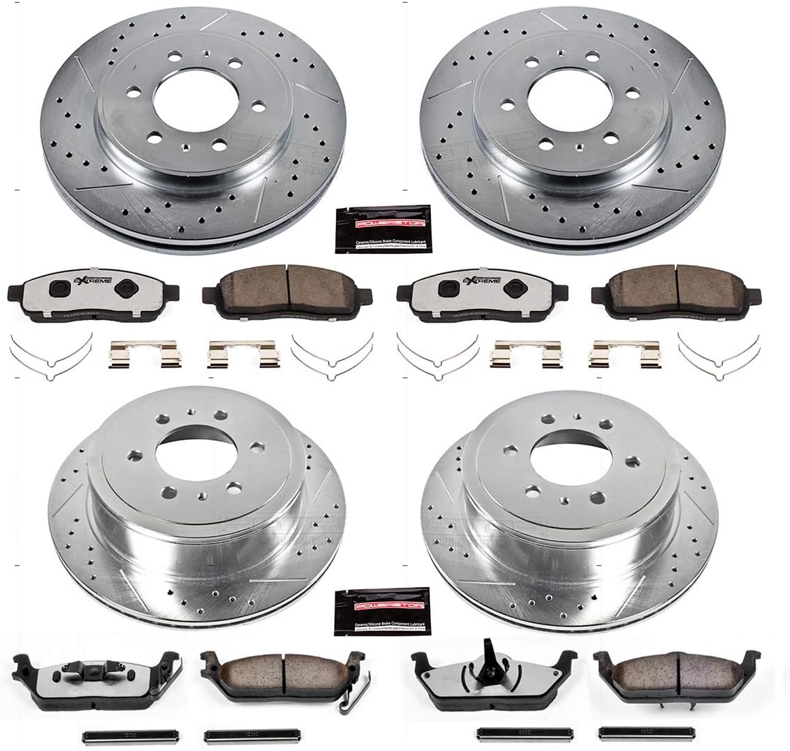 Front and Rear Carbon Fiber Ceramic Brake Kit E688544