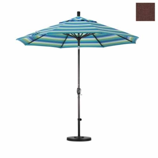 9 ft. Aluminum Market Umbrella Push Tilt U651526