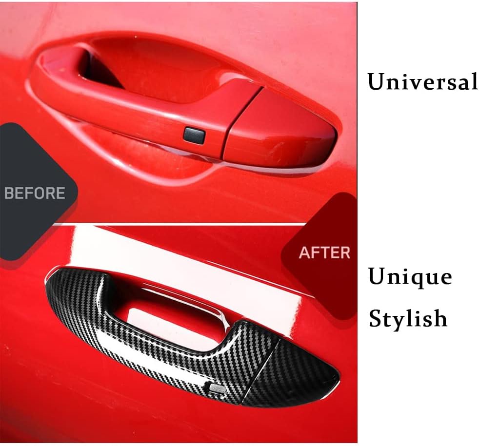 Carbon Fiber Door Handle Covers P7376