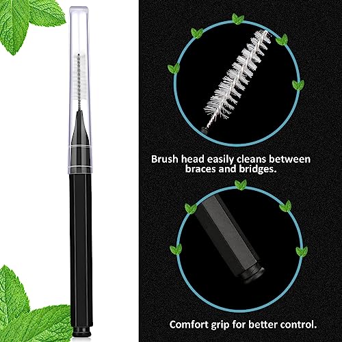 Black 50 Pieces Interdental Brush Toothpick H819994