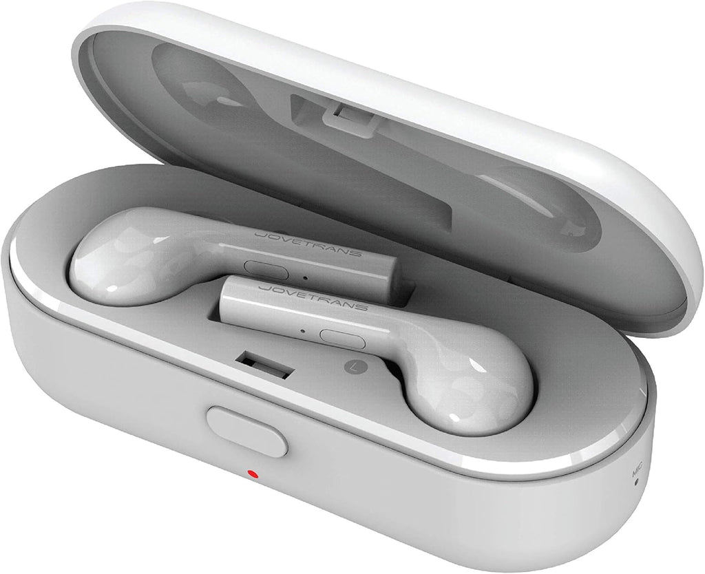 Portable Wireless Language Translator Earbuds (White) Q4316