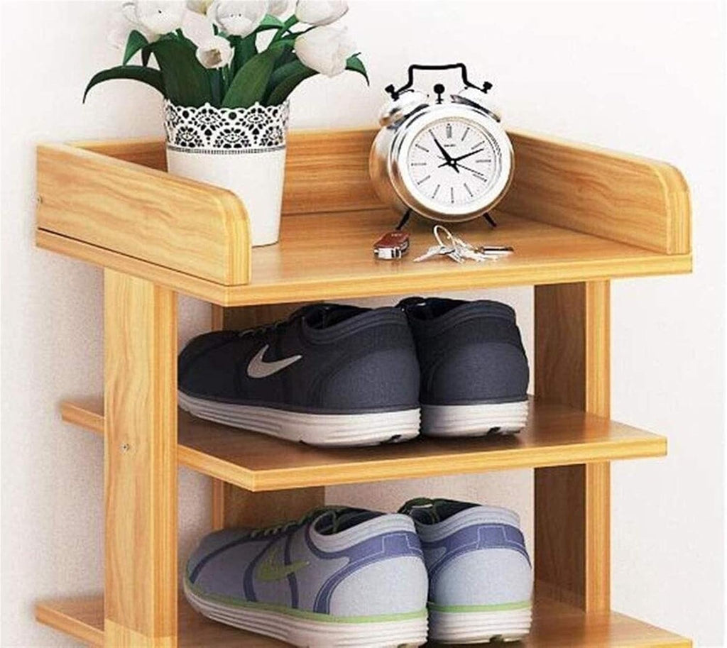 Tall Narrow Shoe Cabinet with Adjustable Shelf and Drawer A895787