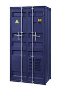 Blue Double Door Wardrobe C120273