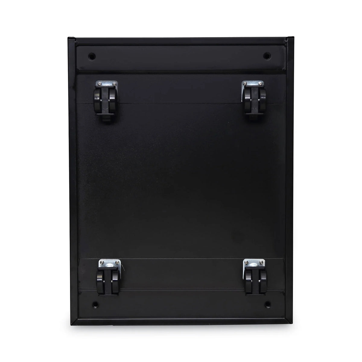 Black Two-Drawer Metal Pedestal File B9202