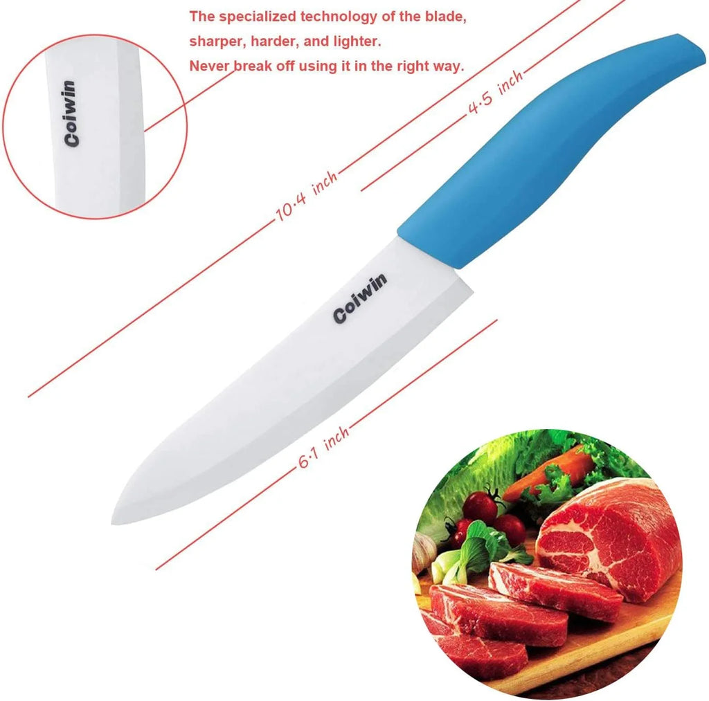 Ceramic Knife Set With Sheaths V241268