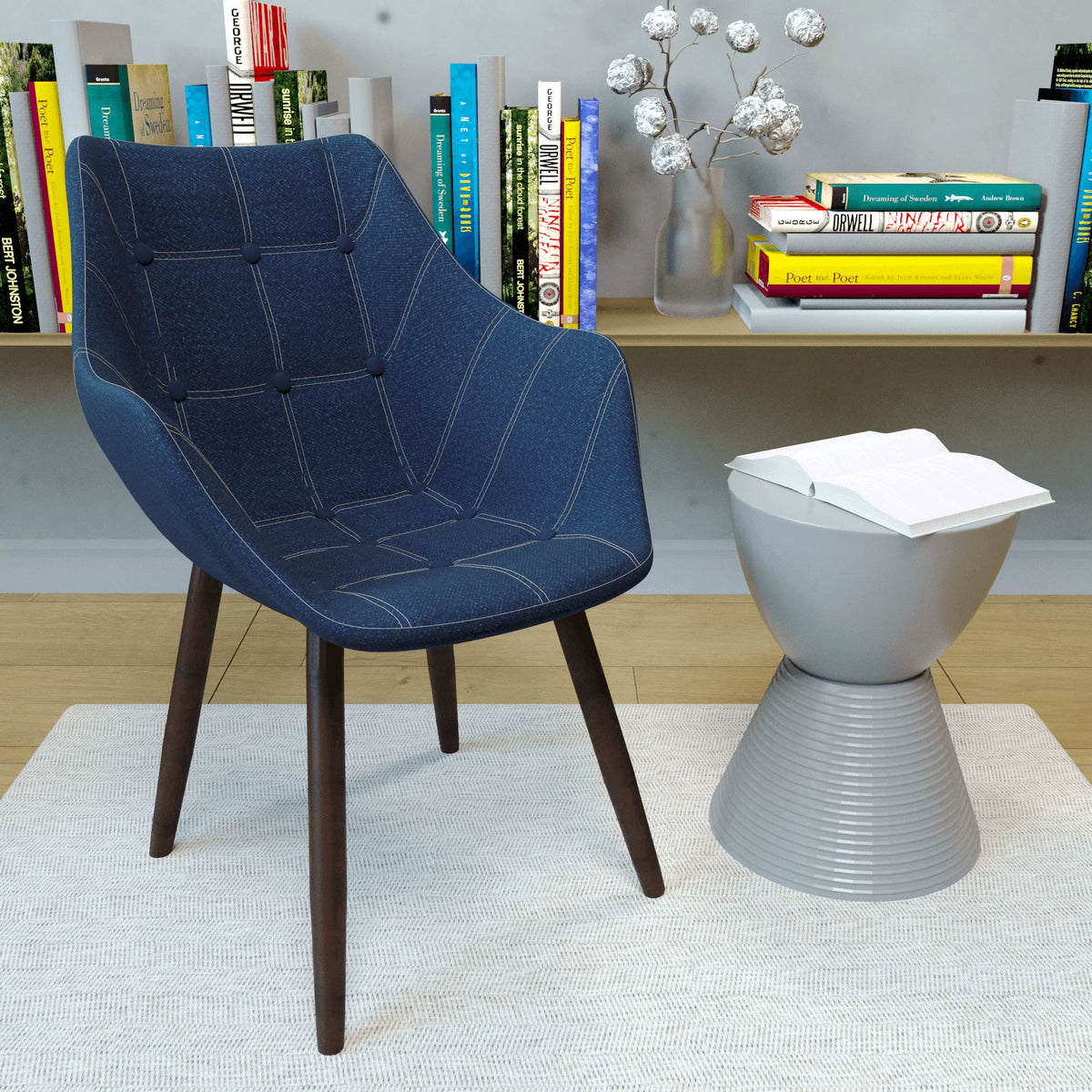 Blue Lounge Chair P44833