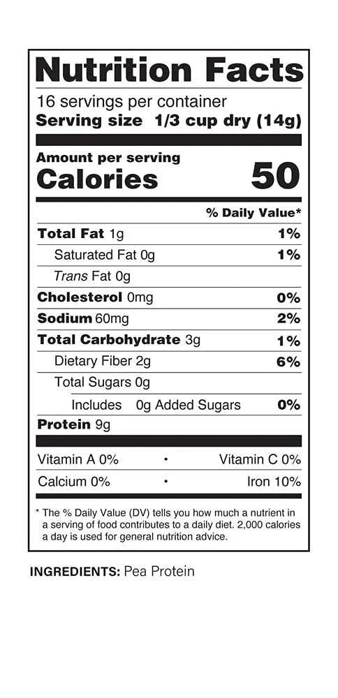 Unflavored Plant Protein Crumbles, 8 oz (Pack of 6) B394