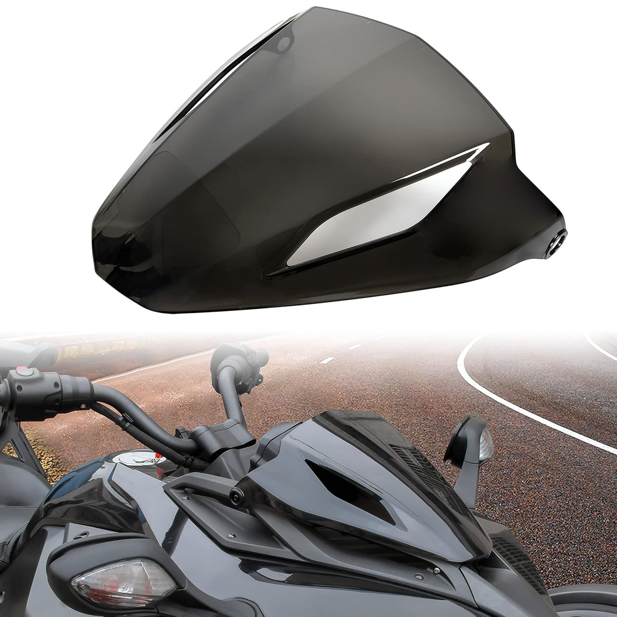 Smoked Gauge Spoiler for Can Am Spyder F3 F3-S Q9764