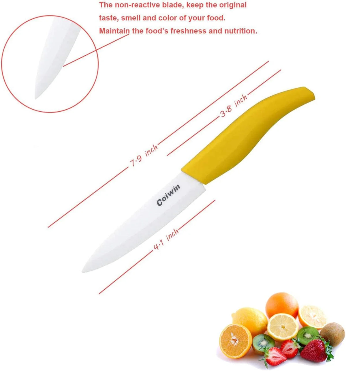 Ceramic Knife Set With Sheaths V241268