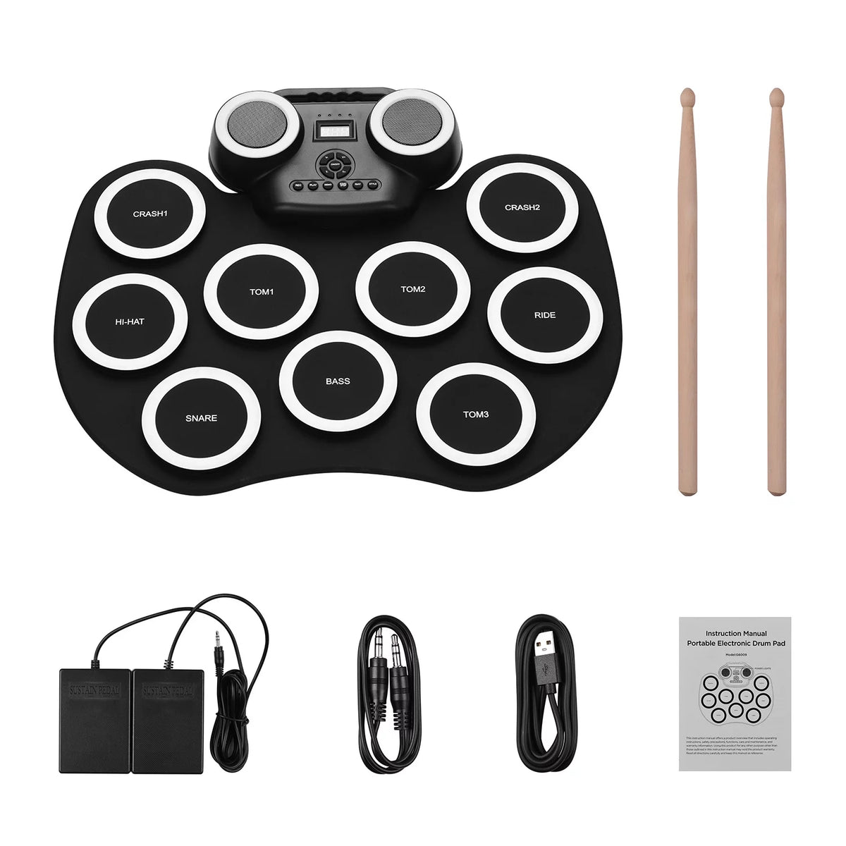 Portable Roll-up Electronic Drum Pad H981022