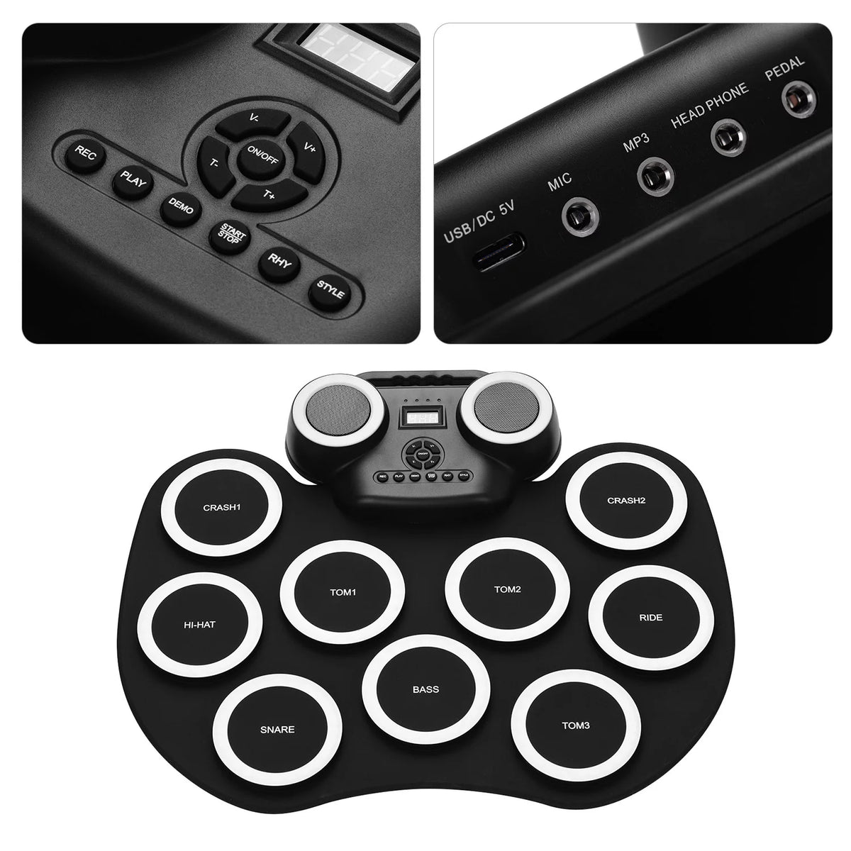 Portable Roll-up Electronic Drum Pad H981022