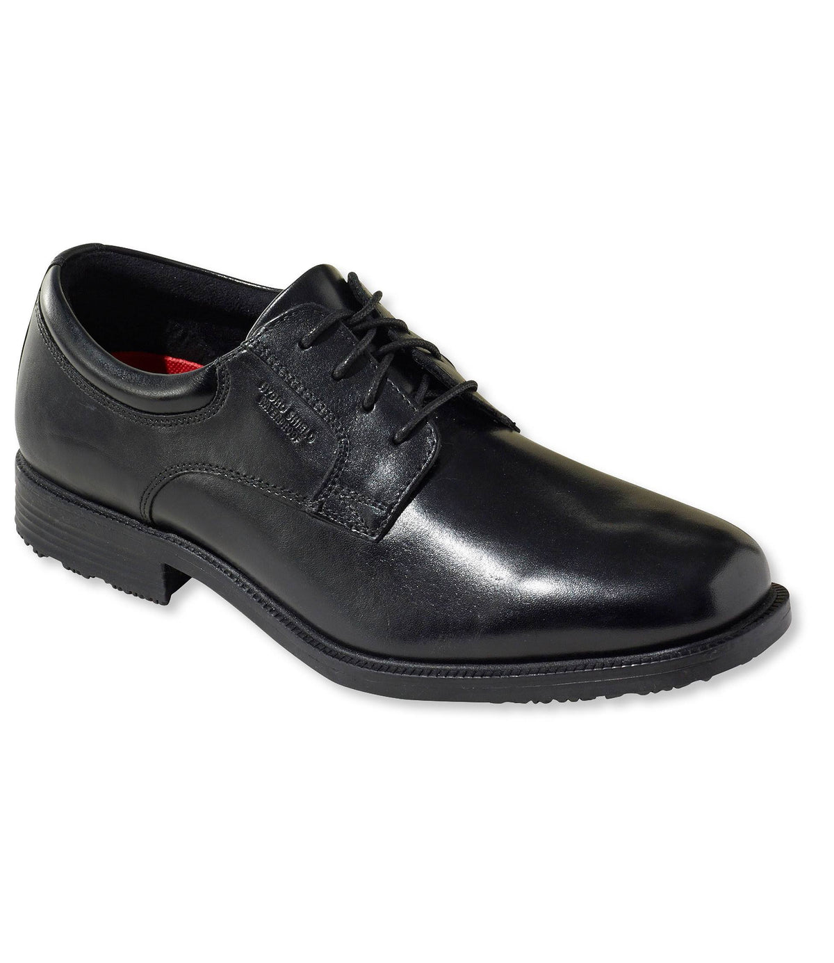 Black Plain Toe Derby Shoes Z248