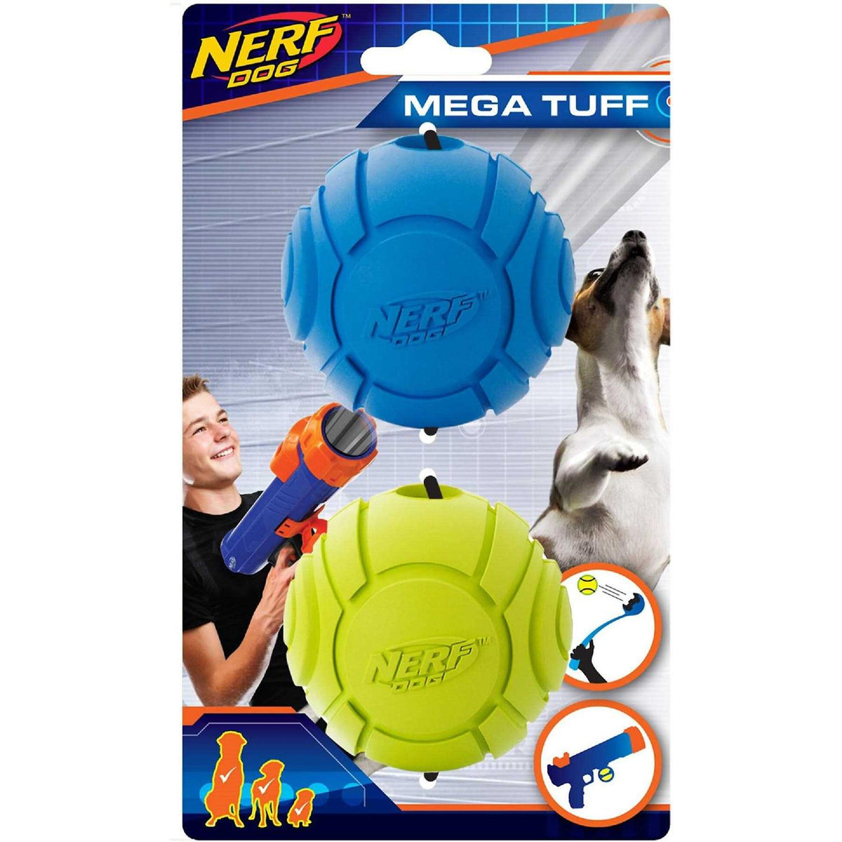 Rubber Sonic Ball Dog Toy D335