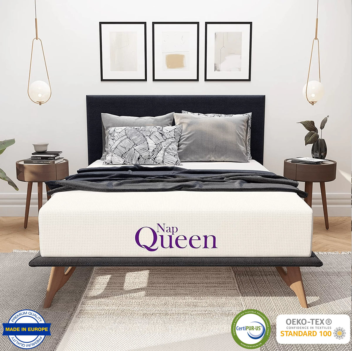8 Gel Memory Foam Mattress King N9710