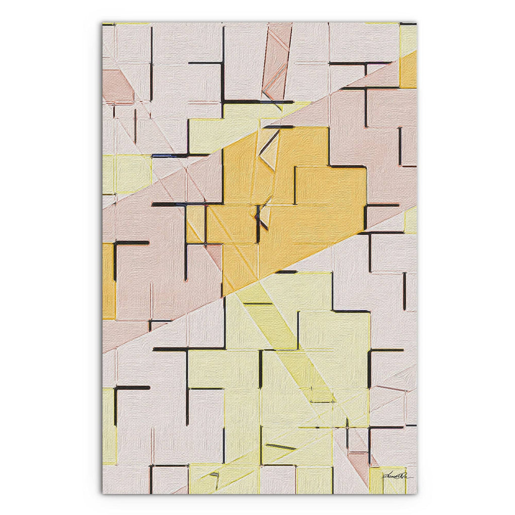 Pastel Wall Premium Stretched Canvas in Multi-Color L288501