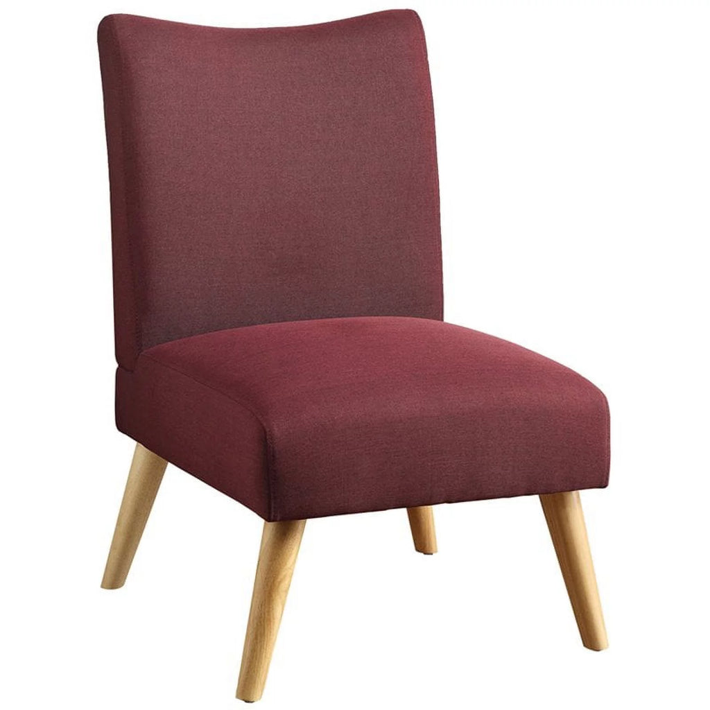 Purple Wood Accent Chair Z55352