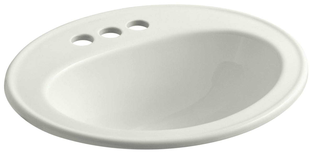 Dune Drop-In Bathroom Sink with 4 In. Centerset Faucet Holes K3613