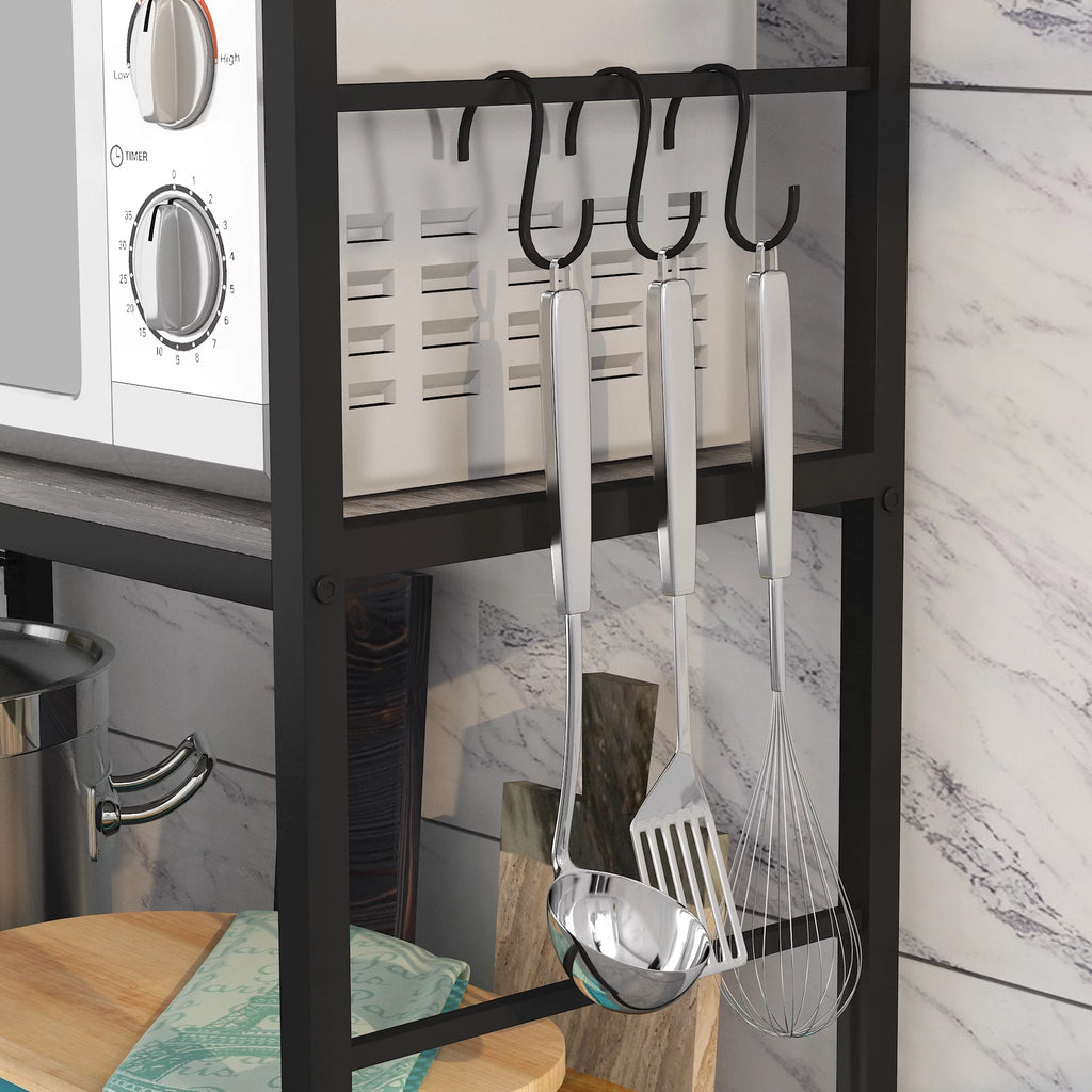5-Tier Kitchen Bakers Rack with 3 Baskets R29411