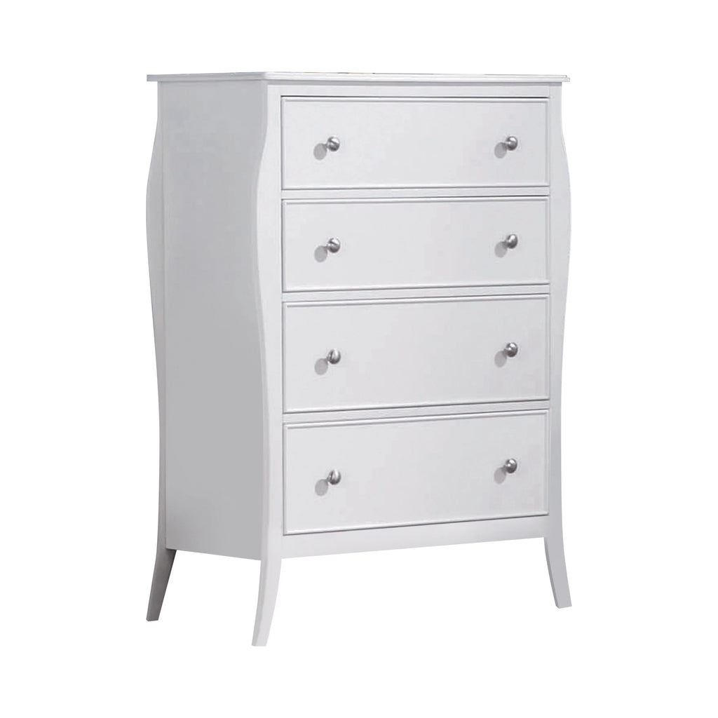 4-drawer Chest Cream White I905