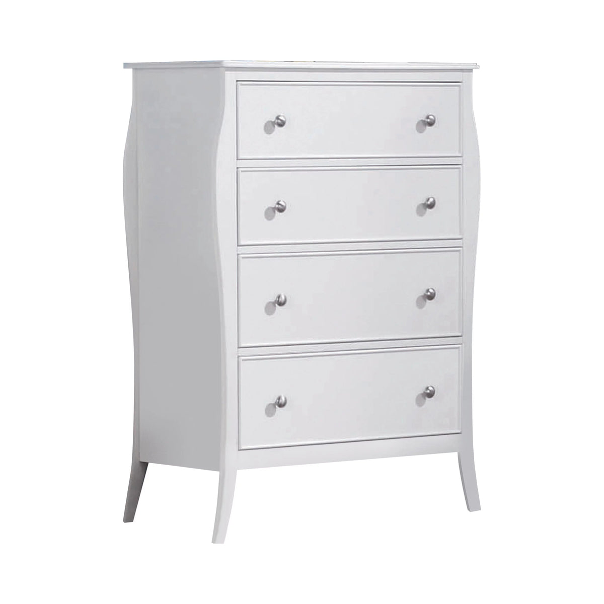 4-drawer Chest Cream White I905