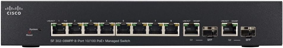 8 Ports Managed Desktop Rack-Mountable Switch R80200