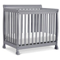 Gray 2-in-1 Mini Crib and Twin Bed R2254